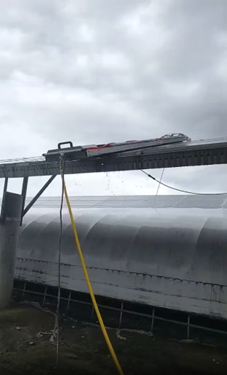 光伏设备清理现场