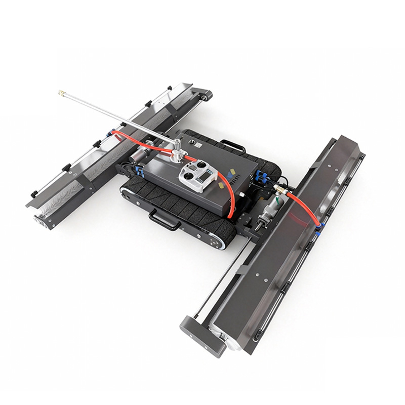 双头履带式光伏清洗机器人